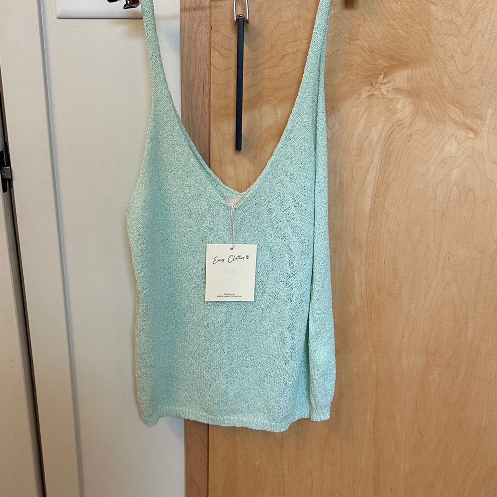 Easy Clothes Mint Green Women's Top